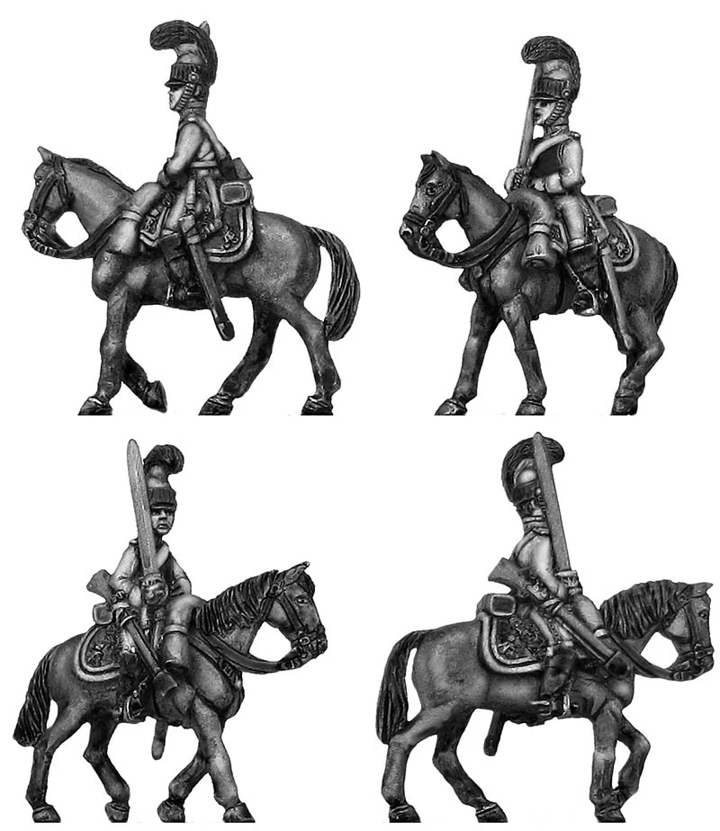 1812 Kürrassier-Regiment von Zastrow trooper at rest (28mm)