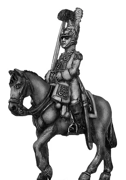1812 Saxon Garde du Corps officer at rest (28mm)
