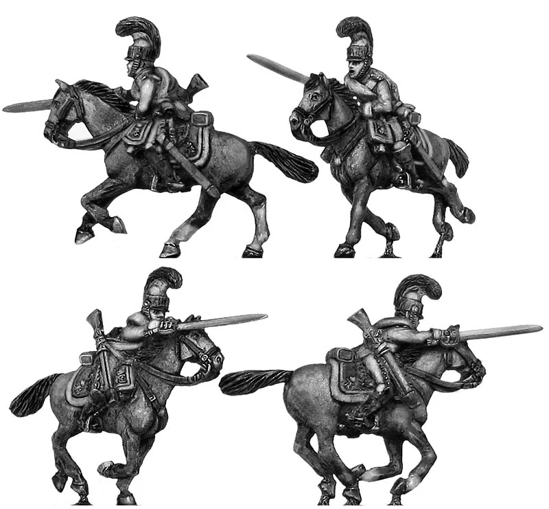 1812 Saxon Garde du Corps trooper charging (28mm)