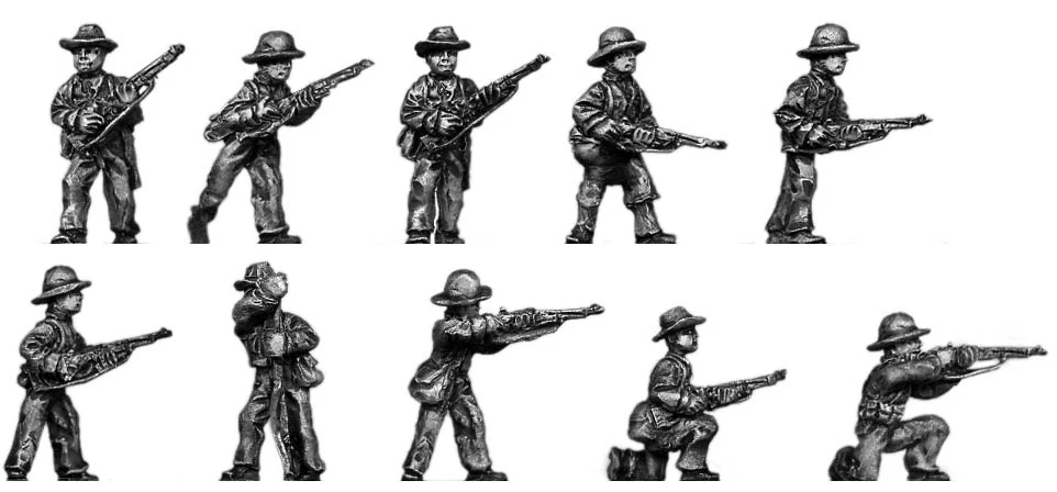 1941 Filipino infantry with rifle (15mm)