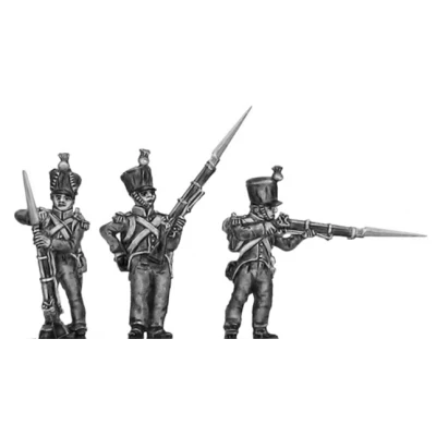 2nd Nassau- Usingen Voltigeur, firing and loading (18mm)