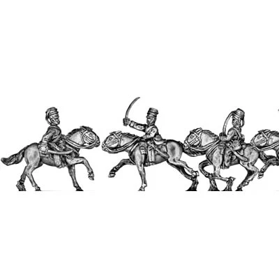 4th / 13th Light Dragoon, charging (18mm)