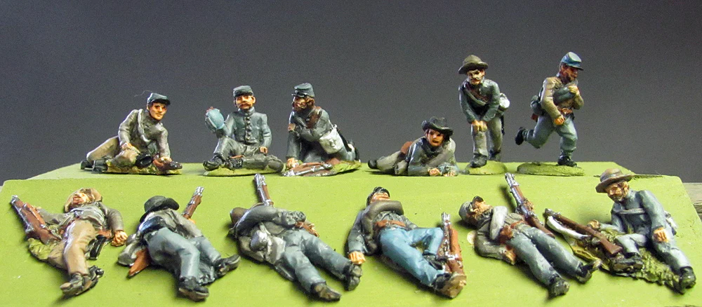 ACW Reb casualties (15mm) - Image 2