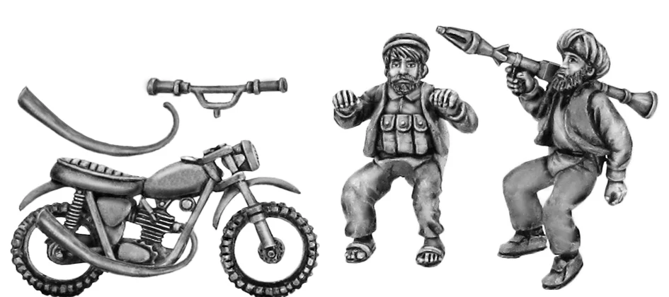 Afghans on Motor Bike with RPG (28mm)