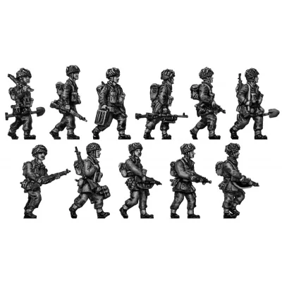 Airborne squad walking (20mm)