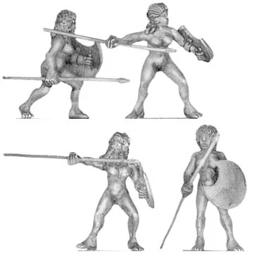 Amazon nude peltast (28mm)
