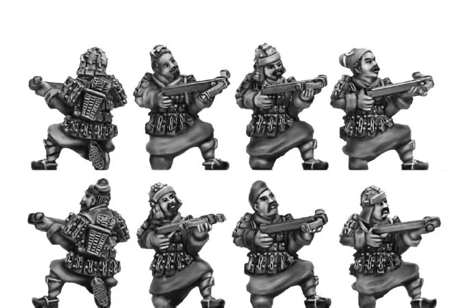 Armoured Crossbow kneeling firing (28mm)
