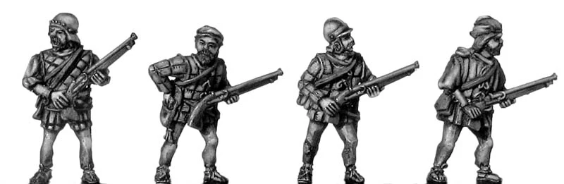 Arquebusier, loading (28mm)