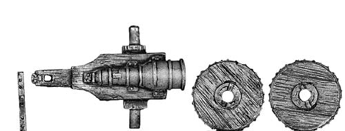 Artillery piece and crew (28mm) - Image 2