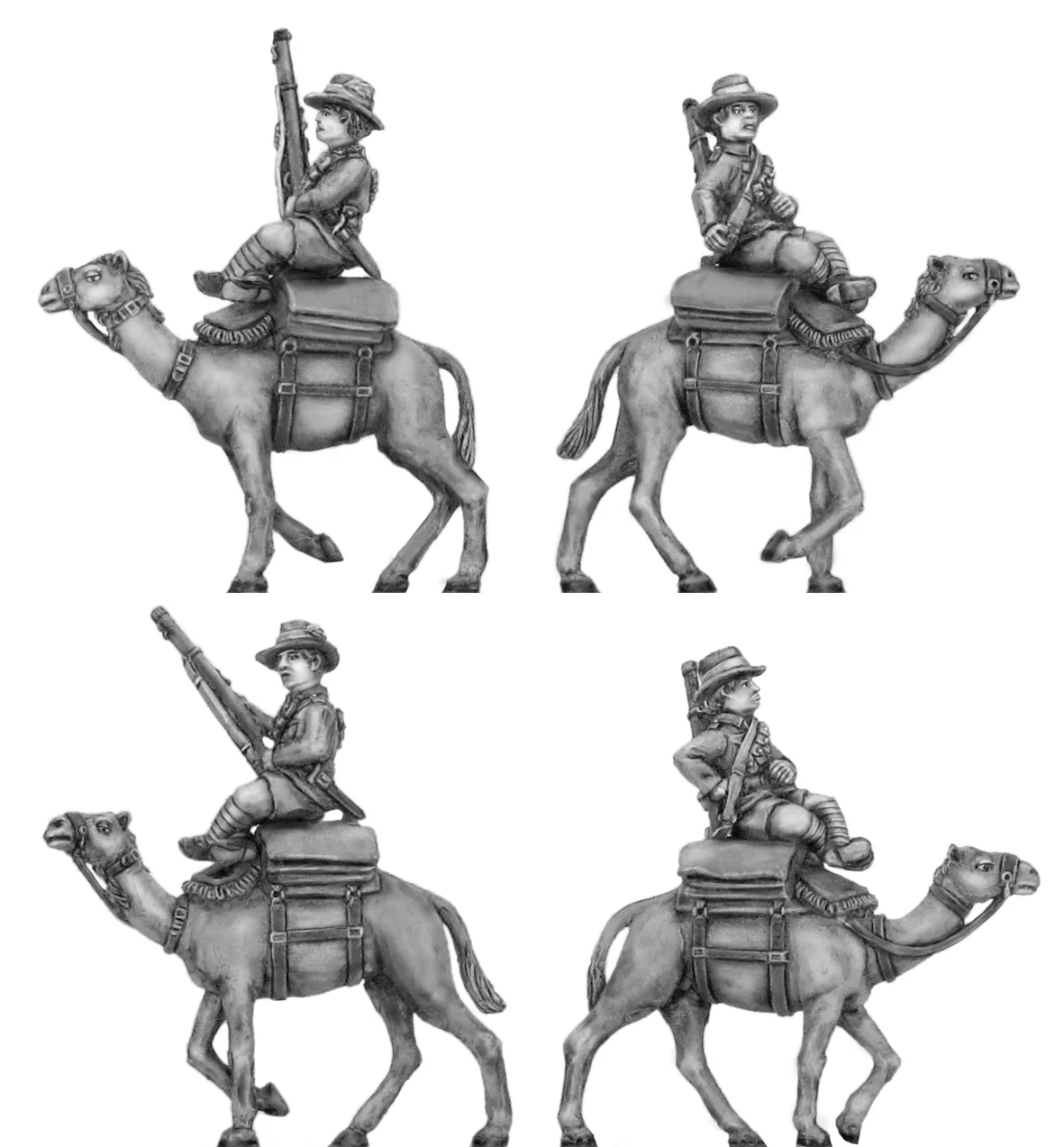 Australian camel corps, walking (28mm)