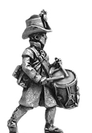 Austrian landwehr, frock coat, corsehut, drummer (18mm)