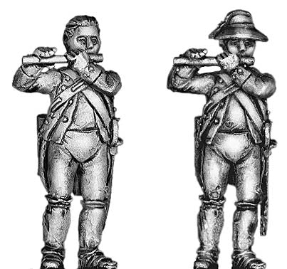 AWI "Ragged" Continental Infantry Flautist (28mm)