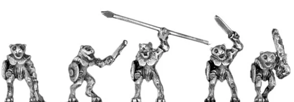 Beastman with panther head (10mm)