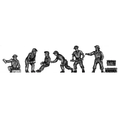 British 25pdr crew – Set 1 (20mm)