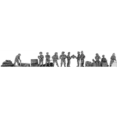 British 5.5” gun crew (20mm)