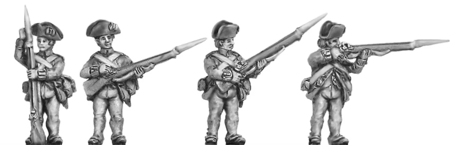NEW - British Battalion in Tricorne - American War of Independence (18mm) - Image 3