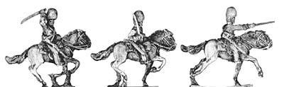 Scots Grey (2nd Royal North British) Dragoon, charging (18mm)