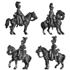 British Household Cavalry Troopers at rest (18mm)