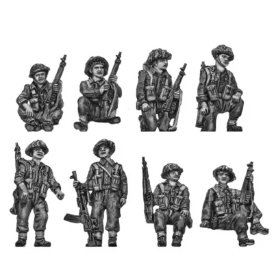 British Infantry tank riders – Sets 1 and 2 (20mm)