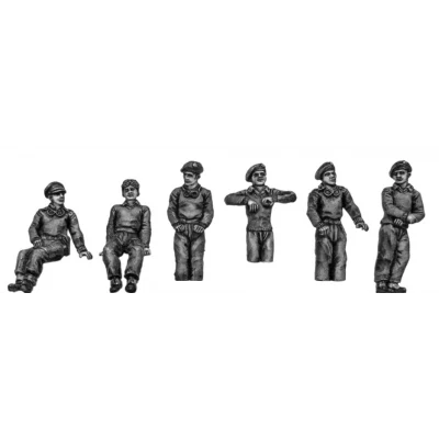 British tank crew in pullovers (20mm)