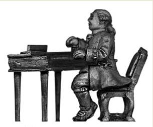 C. E. Bach at the clavichord (28mm) - Image 2