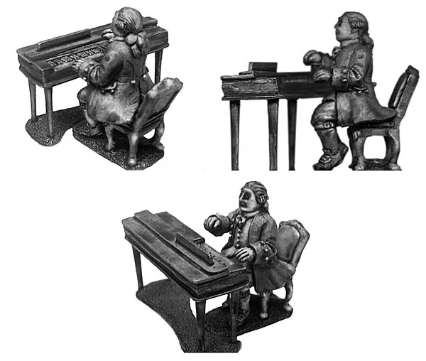 C. E. Bach at the clavichord (28mm) - Image 4