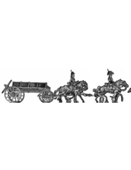 NEW - Caisson set - 4 horse, galloping (18mm)