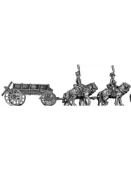 NEW - Caisson set - 4 horse, walking (18mm)