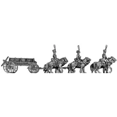 Caisson set - 6 horse, walking (18mm)