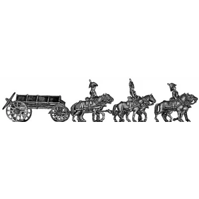 Caisson set - 6 horse, walking (18mm)