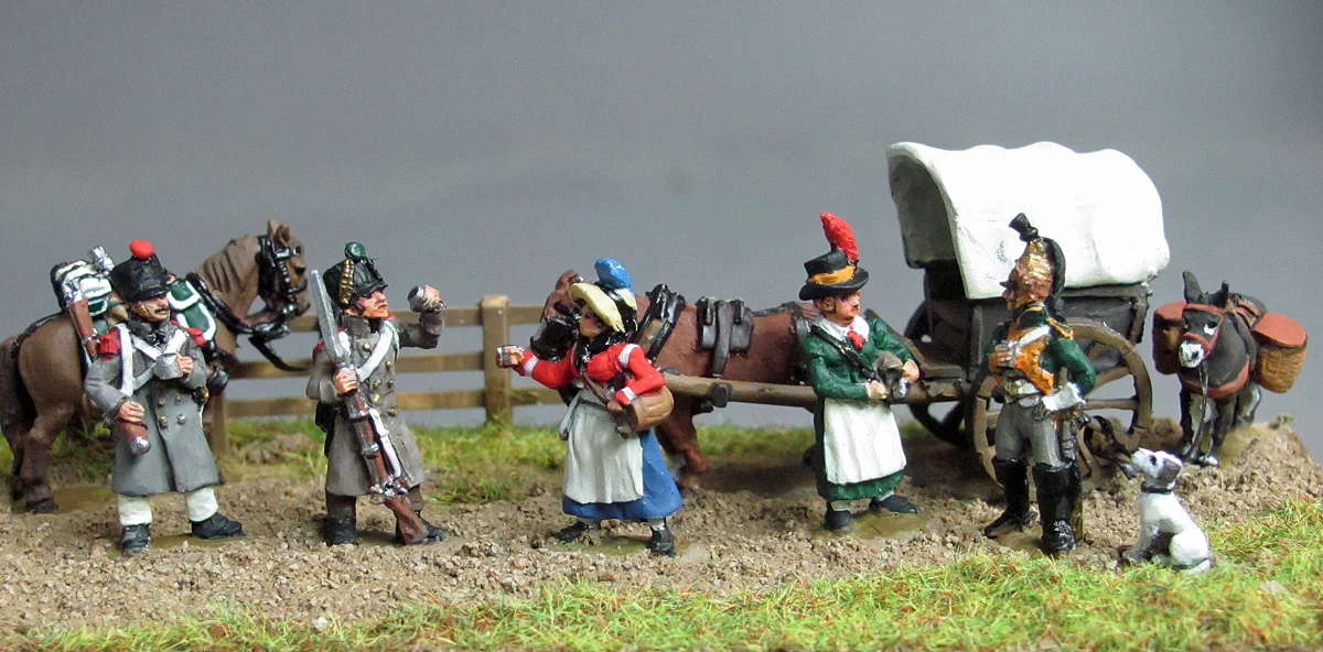 NEW - Cantiniere and Customers (18mm)