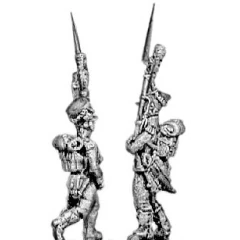 Carabinier, shako, march attack (18mm)