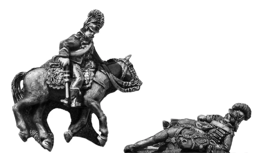 Chasseur à Cheval casualty (28mm) - Image 3