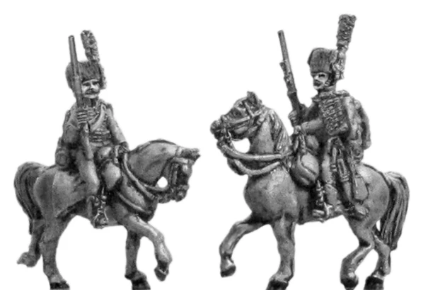 Chasseur a Cheval on guard, carbine (18mm)