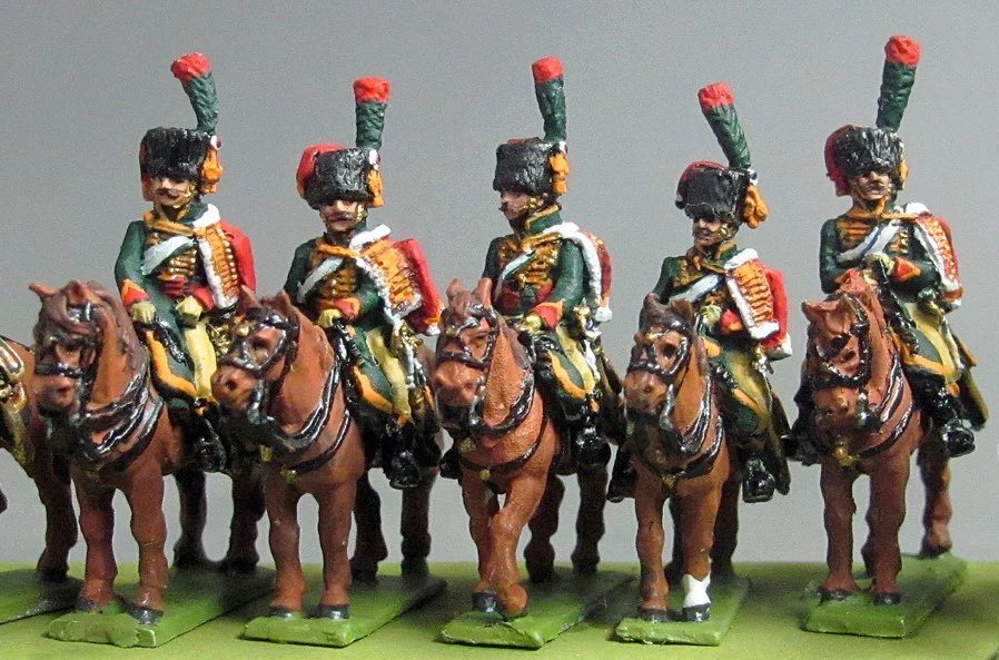 Chasseur a Cheval trooper at rest (18mm) - Image 2