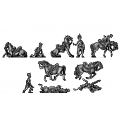 Chasseur, casualty set (18mm)
