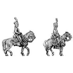 Chasseur trooper, caracot, early shako (18mm)