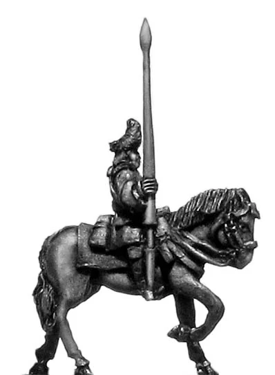 Chevau leger standard bearer in bearskin (18mm)
