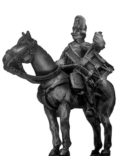 1756-63 Saxon Regiment Brühl drummer (28mm)