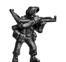 Russian MVD infantry, maska helmet and visor, firing RPG-18 (15mm)