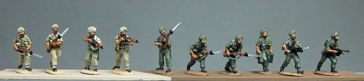 Sikh Infantry advancing (20mm) - Image 2