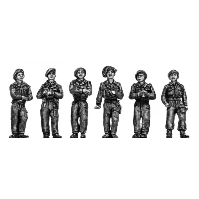 Crew in battledress and berets (20mm)