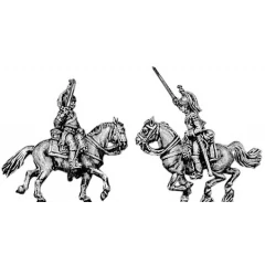 Cuirassier, charging (18mm)