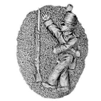 Dead Mexican Infantry game marker (18mm)