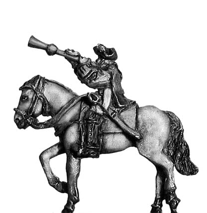 Dragoon musician in tricorn (18mm)