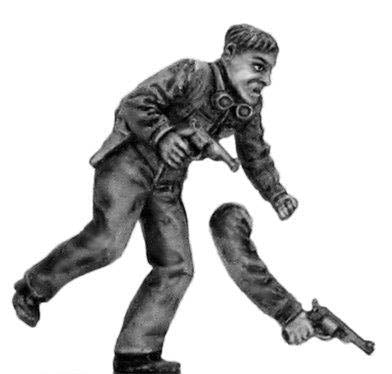 Driver running with pistol, male (28mm) - Image 2