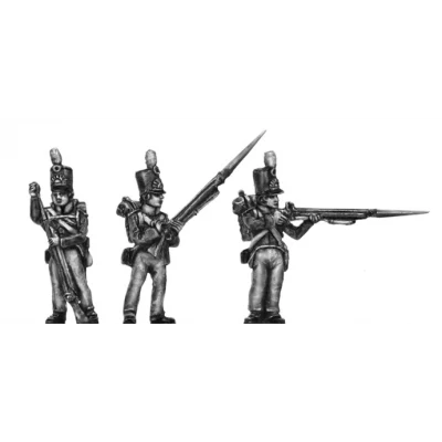 Dutch militia Center company, firing and loading (18mm)