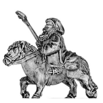 Dwarf conjurer, mounted (18mm)