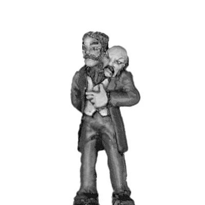 Eden and Lucifer Hardlove, the Siamese-twin geniuses of the Age (28mm)