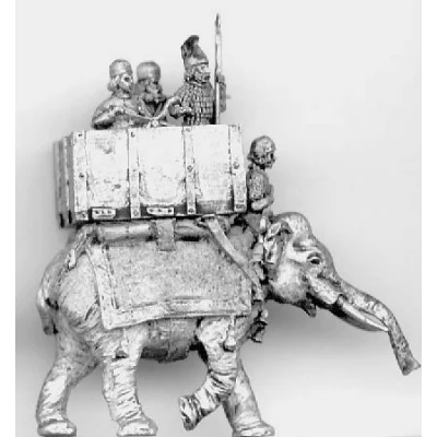 Elephant and crew (18mm)